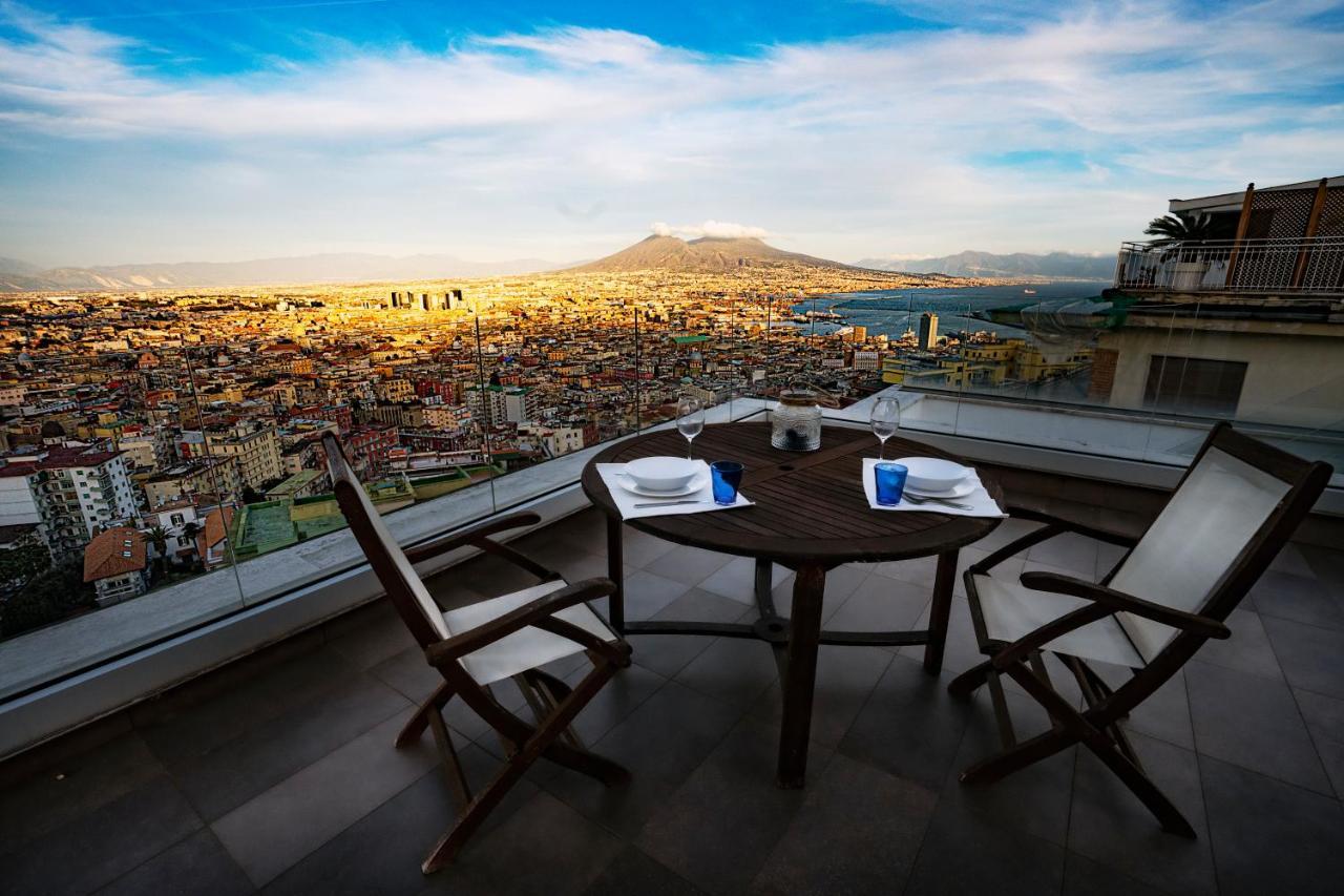 Terrazza Manu - Loft Suspended Over The City-Vomero Napoli Ngoại thất bức ảnh