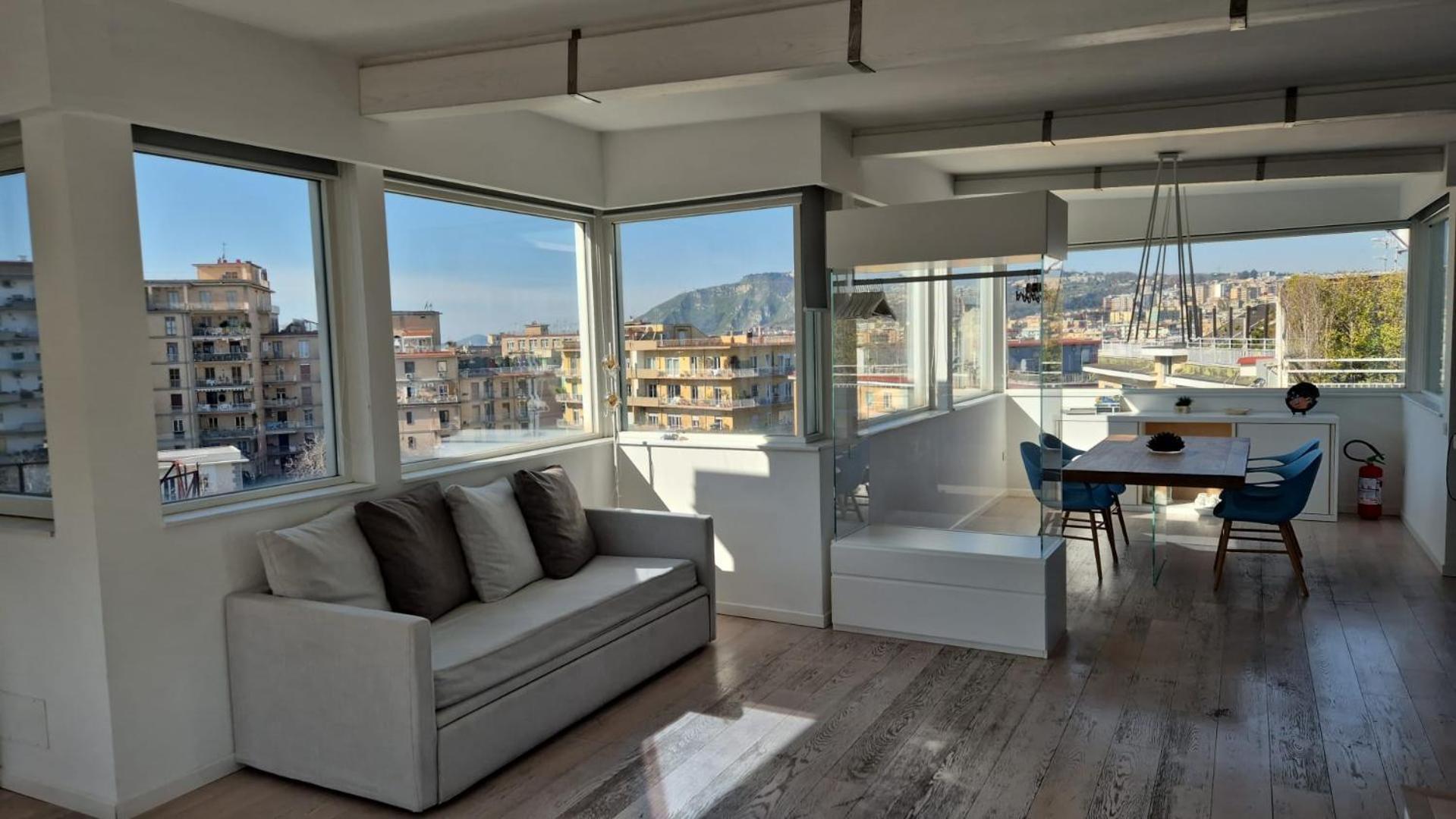 Terrazza Manu - Loft Suspended Over The City-Vomero Napoli Ngoại thất bức ảnh