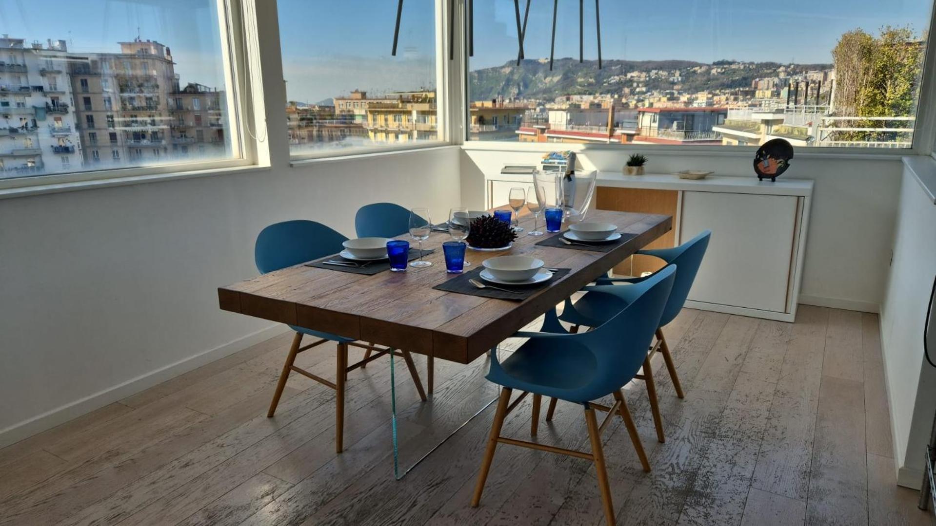 Terrazza Manu - Loft Suspended Over The City-Vomero Napoli Ngoại thất bức ảnh