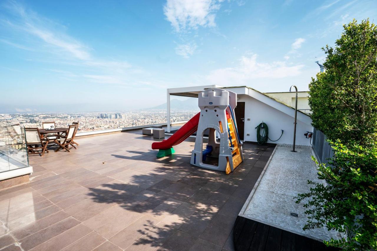Terrazza Manu - Loft Suspended Over The City-Vomero Napoli Ngoại thất bức ảnh