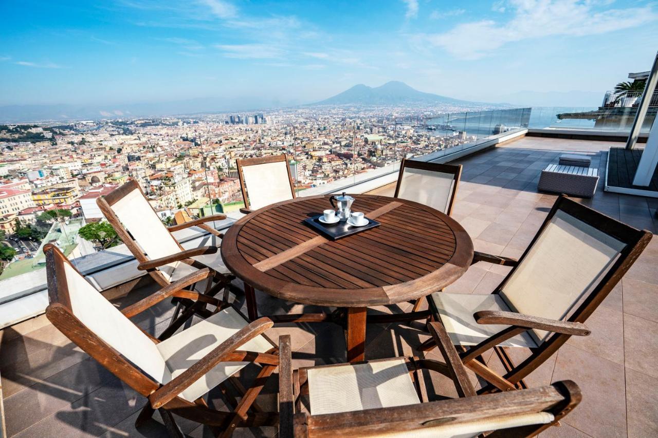 Terrazza Manu - Loft Suspended Over The City-Vomero Napoli Ngoại thất bức ảnh
